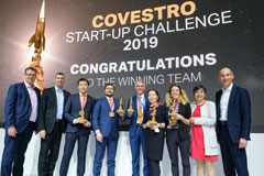Covestro team of its start-up challenge wins for focus on electromobility.