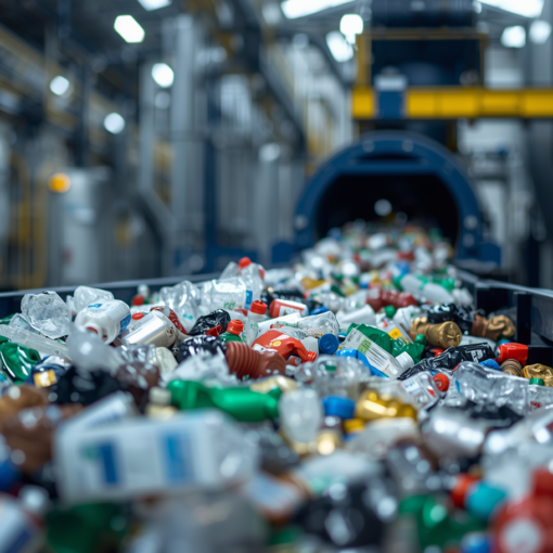Plastic waste supplied for recycling and renewable fuels
